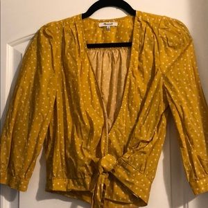 Madewell star wrap top
